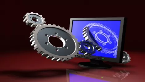 Cad computer drawing
