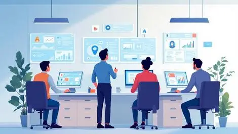 Malaysia office professionals ai digital screens efficiency customer support