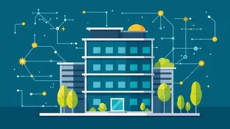 Modern office building australia new zealand digital network incomplete connections