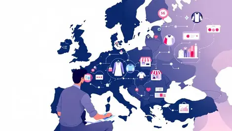 Fashion retail manager central dashboard europe platforms clothing stores map