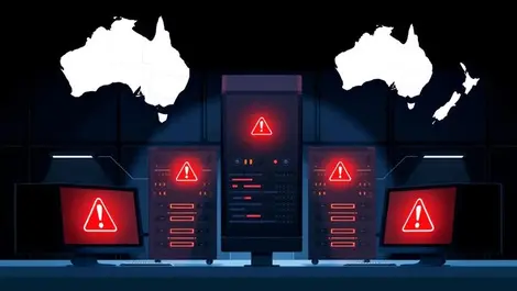 Ransomware attack disruption recovery computers servers australia new zealand