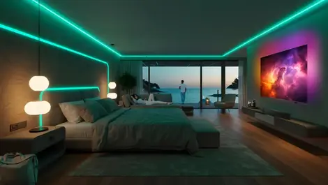 Philips mediasuite 6000 ambilight  with soundbar