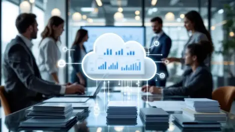 Uk asset management office dashboard cloud automation compliance