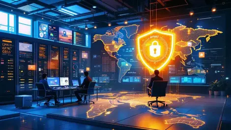 Apac security operations center local data protection shield map