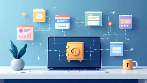 Zero trust office workstation vault laptop secure chains apps