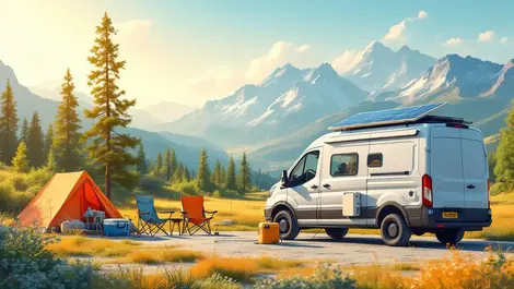 Solar-powered cars are still a dream, but solar-powered life on the road is already here