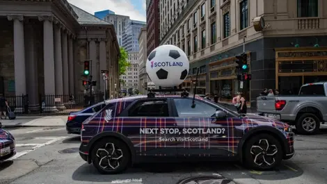 VisitScotland turns Boston into tartan tourism showcase